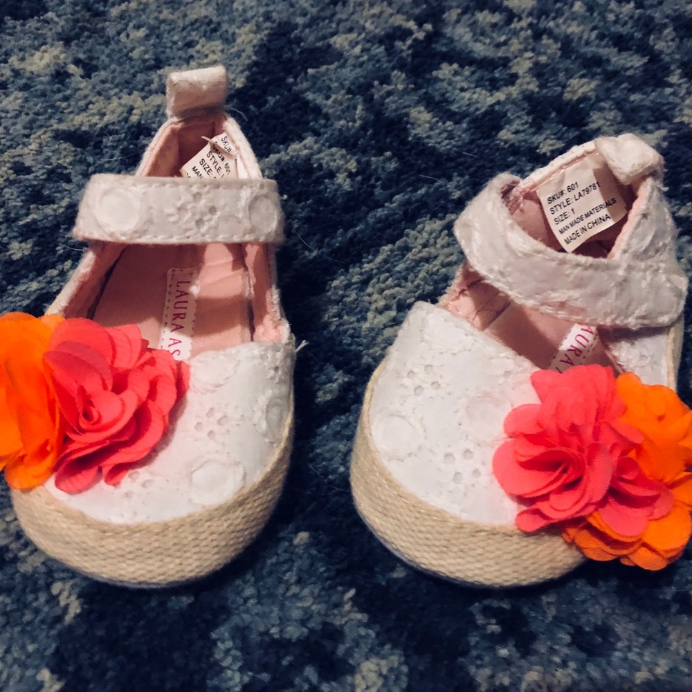 Laura Ashley baby flower sandals